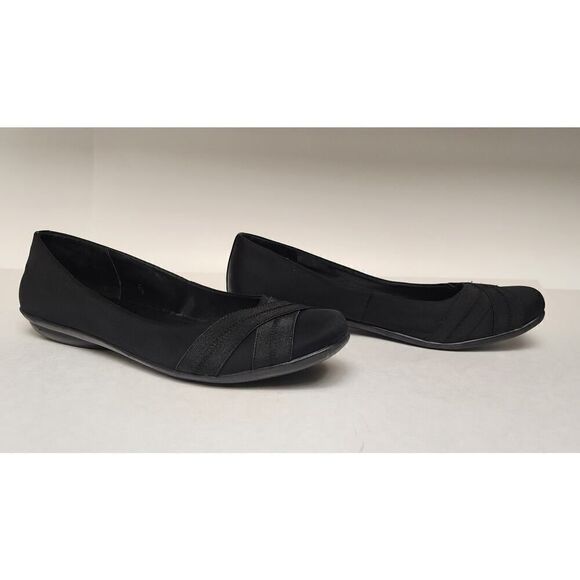 Mootsies Tootsies Modaylene Black Fabric Flats Casual Fashion Slip On Size 11M - Picture 5 of 7